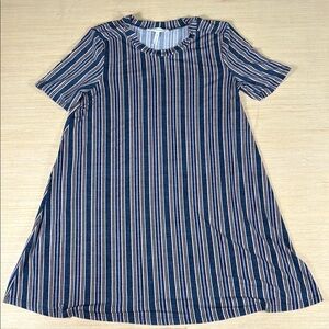 Striped Women’s M Dress in Blue and White‎
